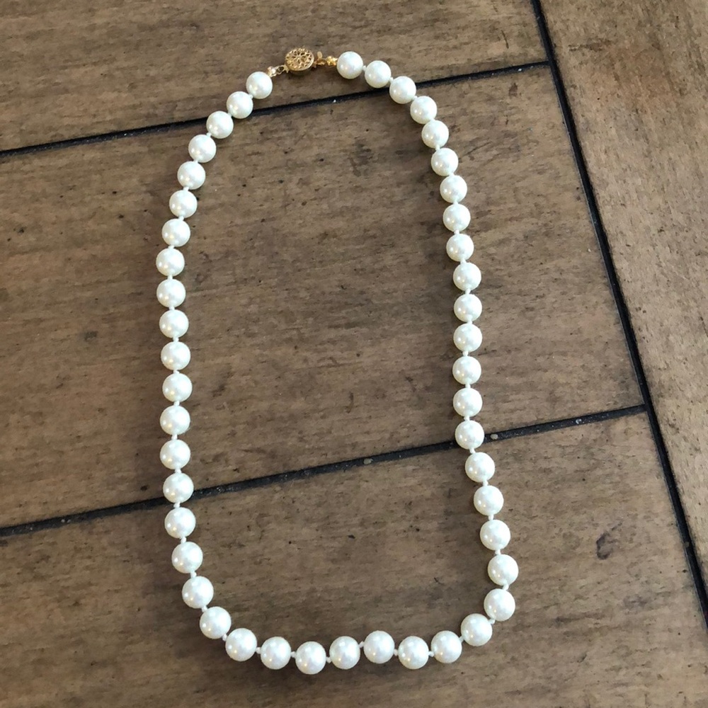 Faux pearls